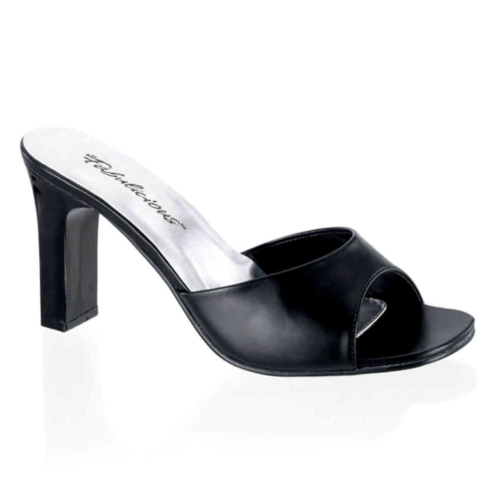 Fabulicious - ROMANCE-301-2 Muiltjes met hak - Zwart